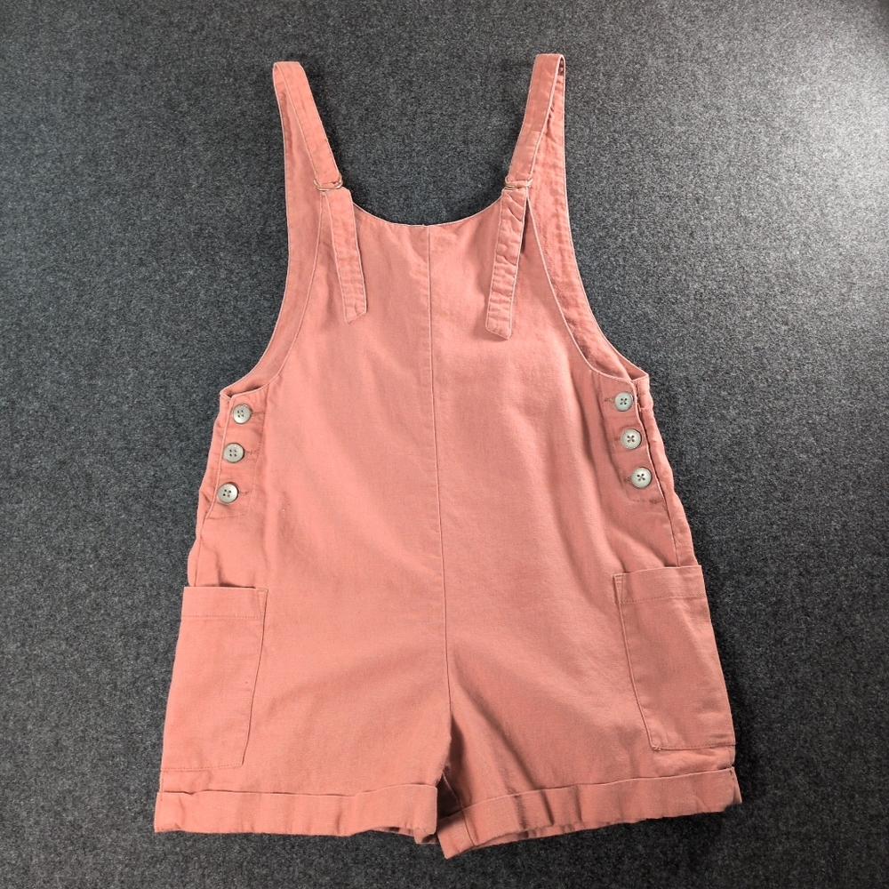 Roxy Buttoned Romper Overalls
